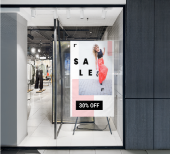 Sticker banners are a great solution
for those in need of a flexible
signage option. These banners come
with an adhesive backing, compared
to a typical banner requiring
grommets and hanging accessories.
That means that your sticker banner
will function smoothly on a variety of
surfaces like walls
They are also completely
repositionable and easy to remove
without leaving a trace.
