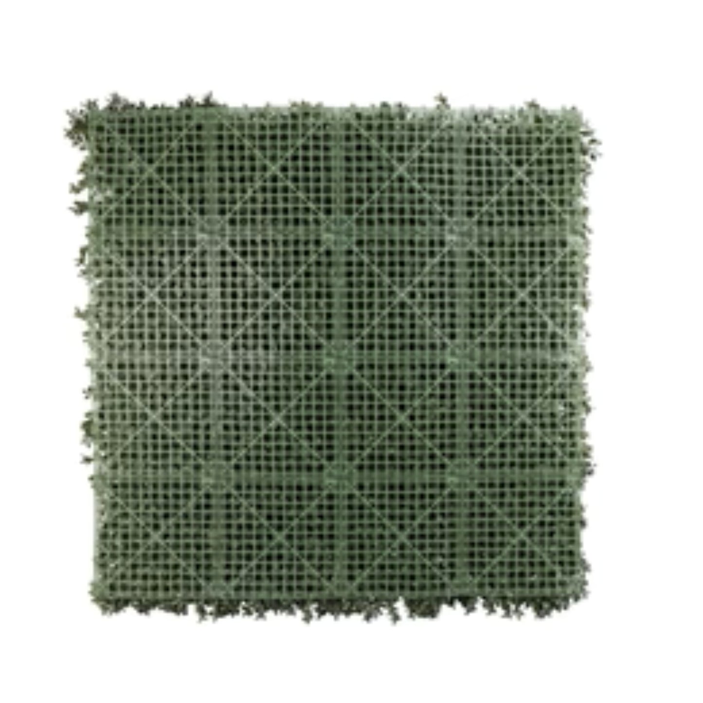 UV-proof, fire-rated commercial boxwood vertical garden panel back view