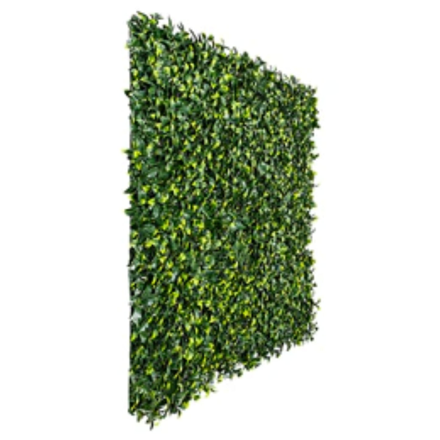 Jasmine green wall installed in a hospitality or residential setting side view