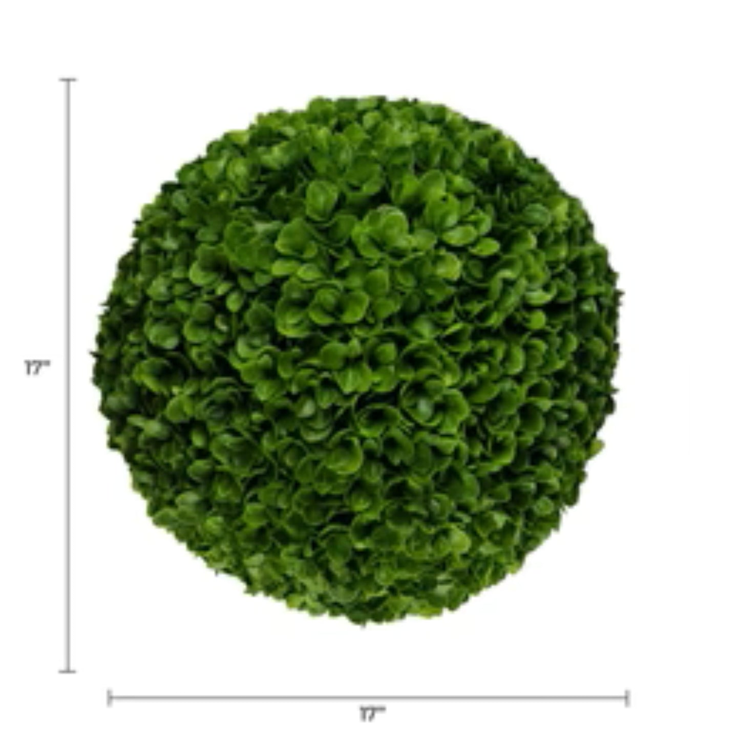 UV-resistant faux clover topiary decoration
