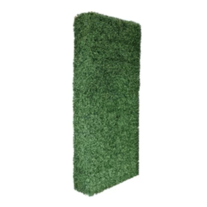 Premium 7.5 FT artificial boxwood hedge with dense green foliage