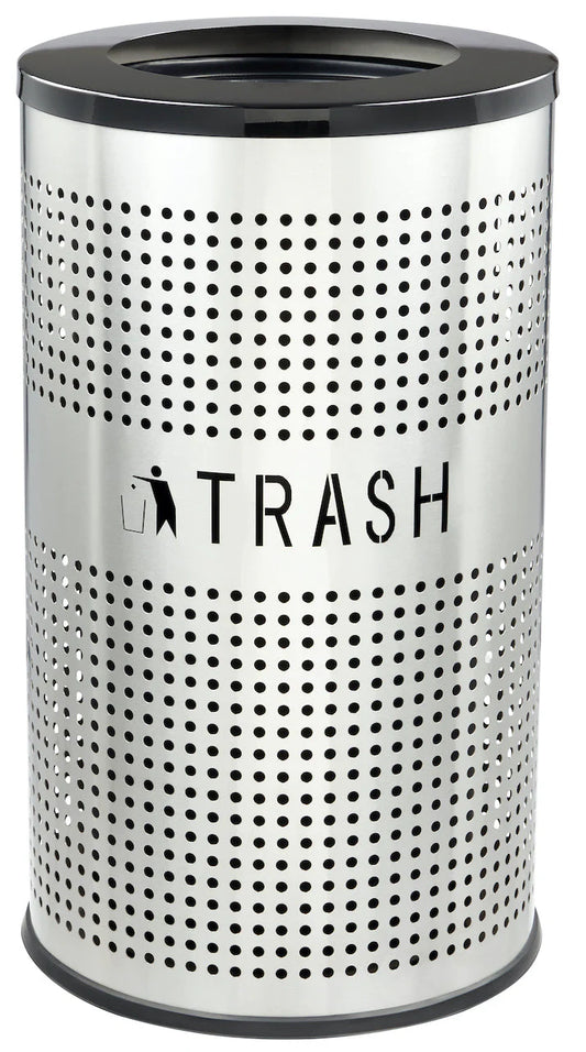 26-Gallon Stainless Steel Commercial Trash Can