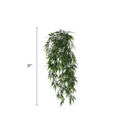 UV-resistant bamboo foliage for indoor and outdoor décor