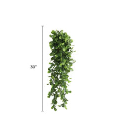 Fire-rated artificial fig garland set for events and commercial spaces
