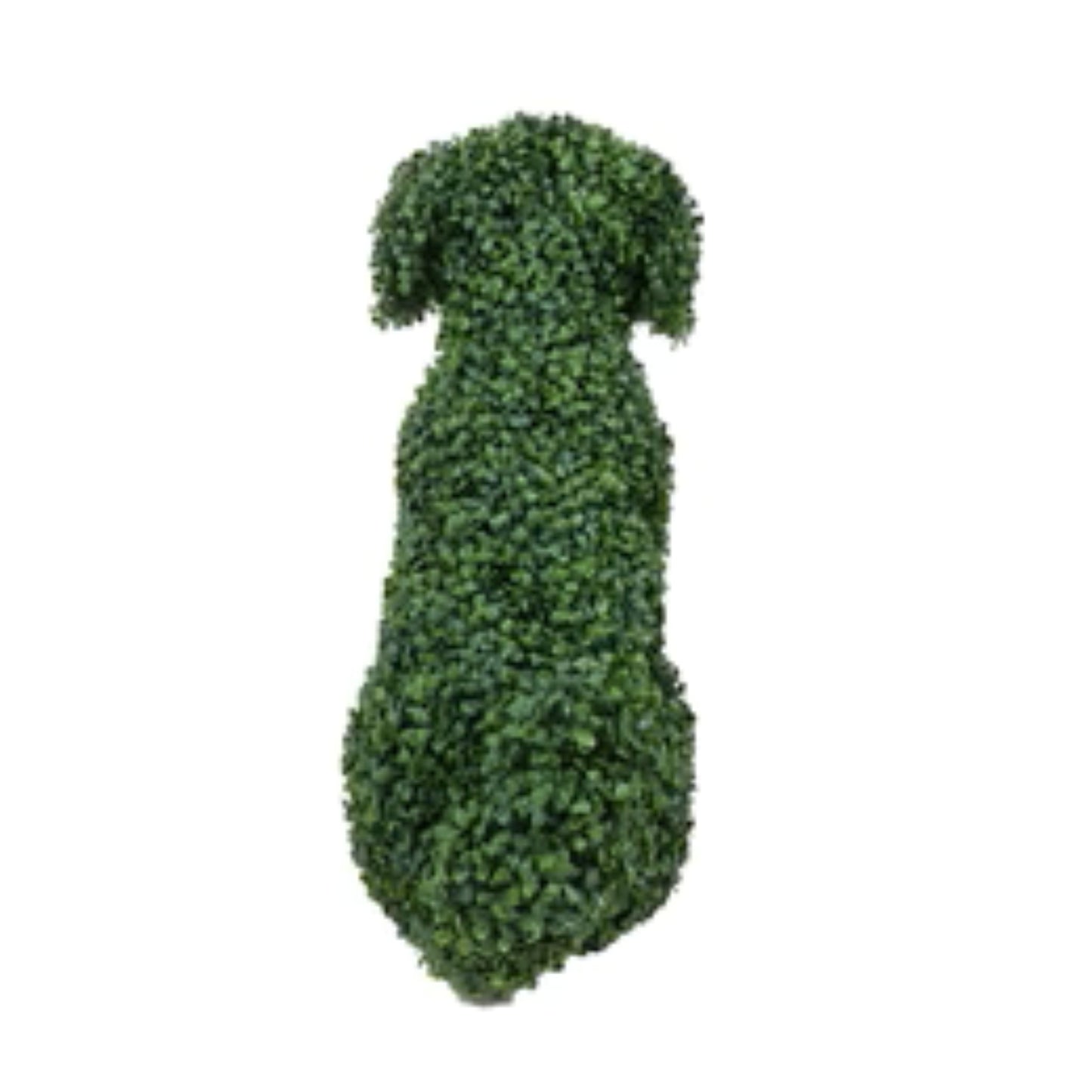 artificial boxwood dog indoor and outdoor ornament