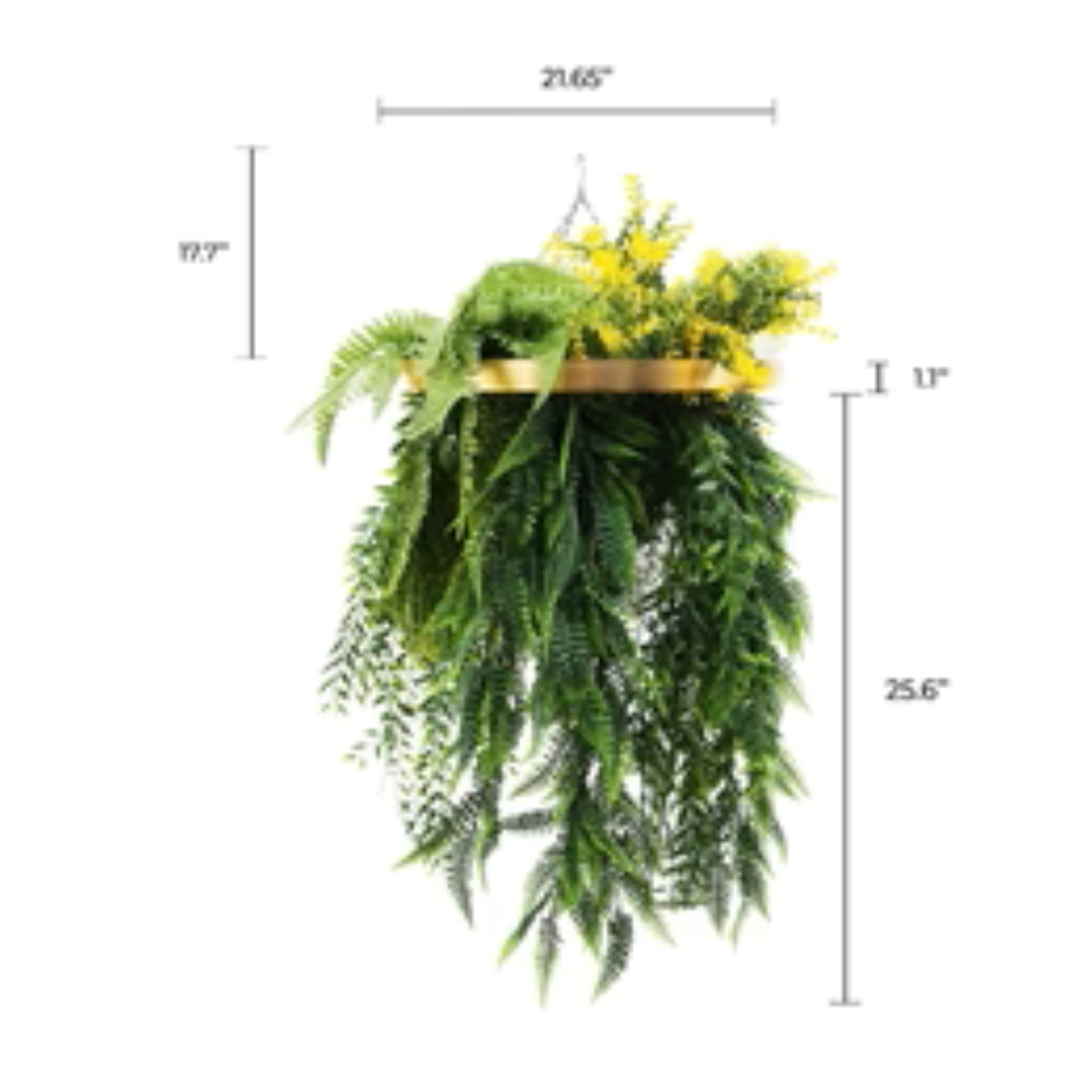 small UV-resistant tropical foliage disc