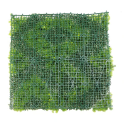 uv-resistant commercial moss and greenery wall panel back view