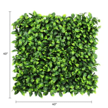 UV-resistant commercial jasmine vertical garden panel with dimensions