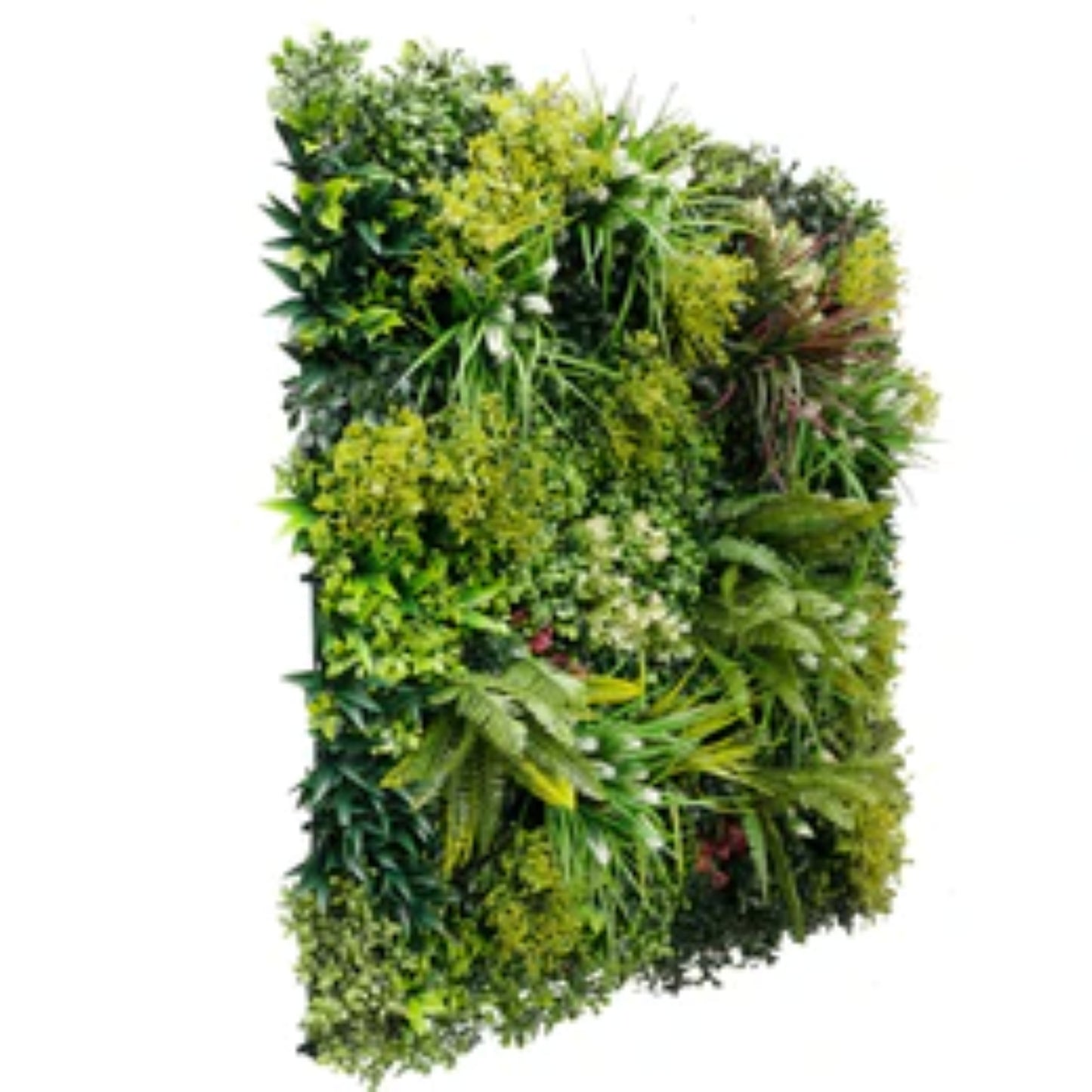 UV-resistant commercial artificial spring greenery wall panel