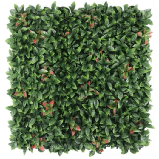 Artificial Photinia Hedge Panel Wall measuring 40 by 40 inches
