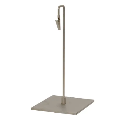 12"H Clamp On Menu Holder <br>
Silver metal finish
$14.25