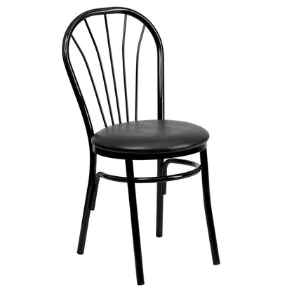 Commercial Metal Fan Back Restaurant Chair | Hercules Series