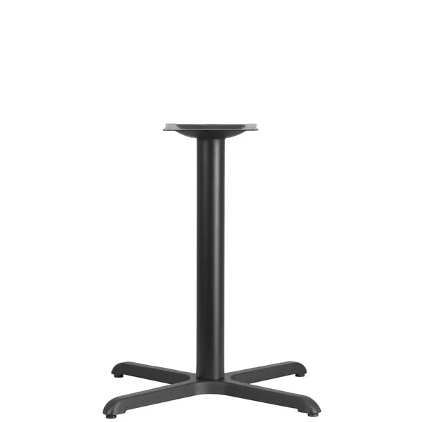 30x30 cast iron X-base table stand for restaurant dining tables