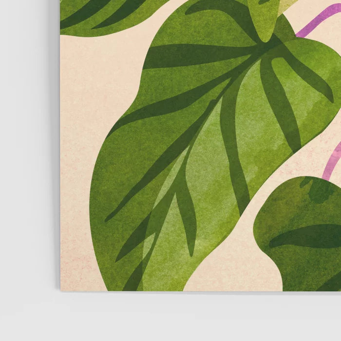 Modern botanical poster inspired by nature, printed on premium gloss paper