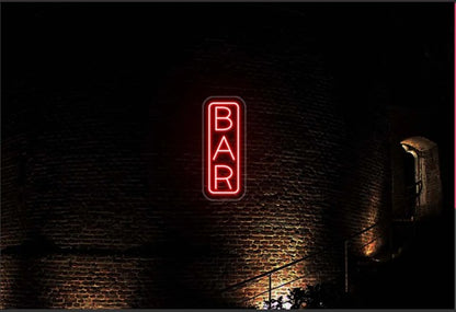 Vertical Bar LED Neon Sign – Modern Indoor & Outdoor Wall Light