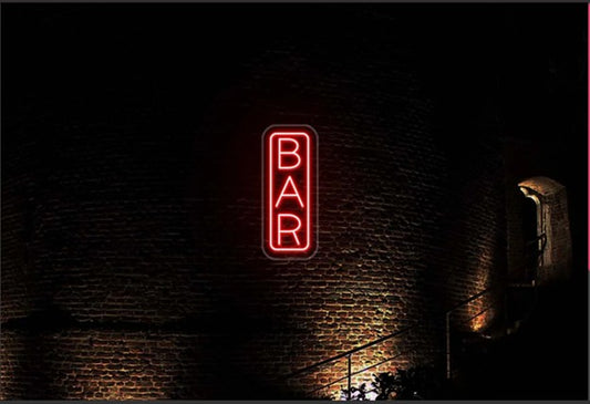 Vertical Bar LED Neon Sign – Modern Indoor & Outdoor Wall Light