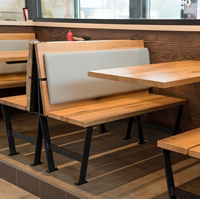 WOOD FRAMED BOOTHS